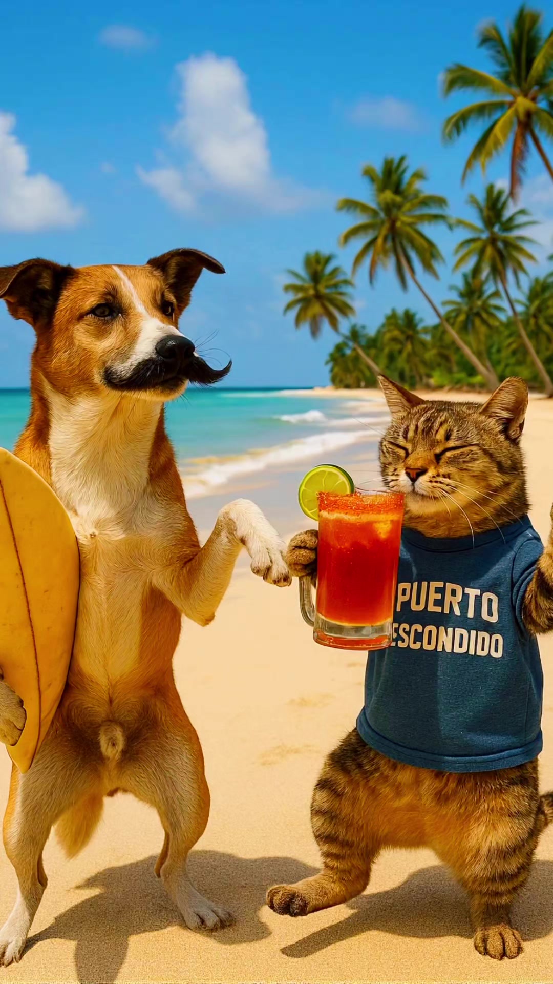 Beach life in Puerto Escondido